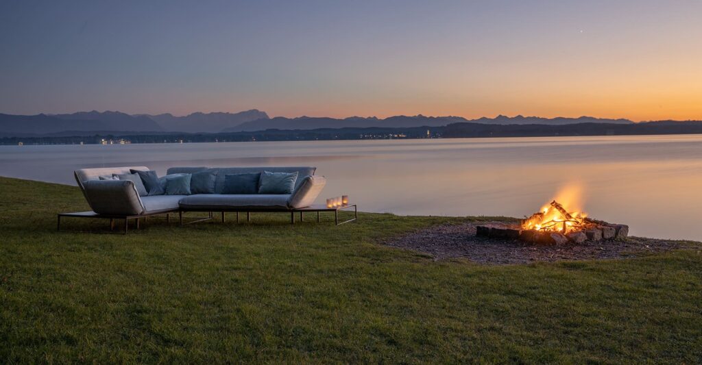 Fischer Möbel Flora Eck Lounge am Lagerfeuer