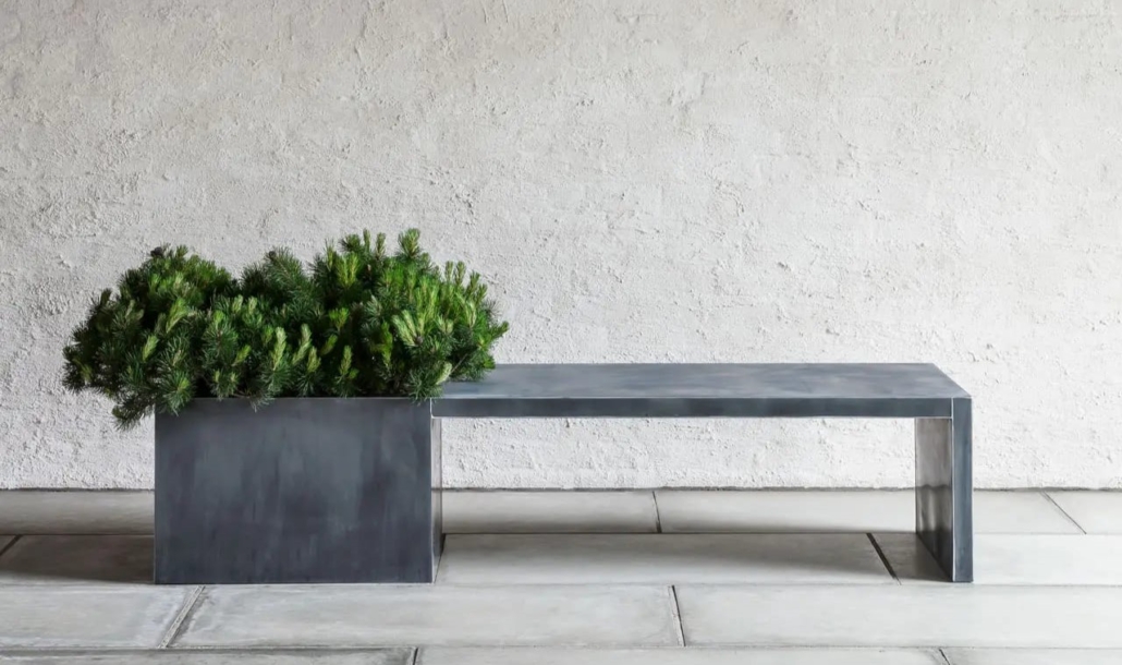 Domani In/Out Gefäß mit Bank